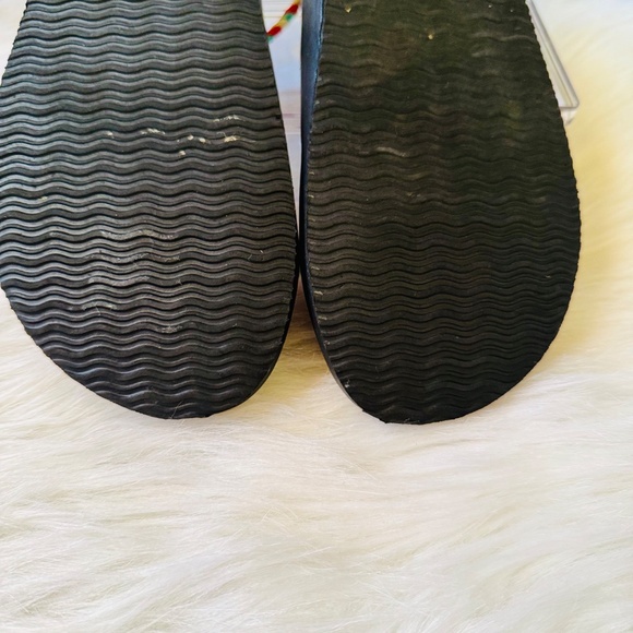 Plaka Size 8 Relief Flip Flops Arch Support Tricolor Braided Straps - Picture 11 of 13